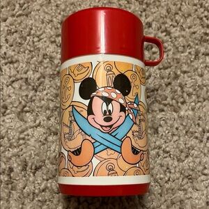 Disney Vintage Mickey Mouse Pirate Aladdin Thermos